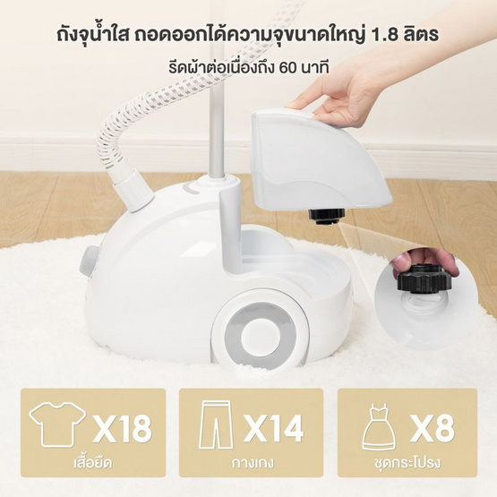 Simplus เครื่องรีดถนอมผ้าไอน้ำ รุ่น GTJH014