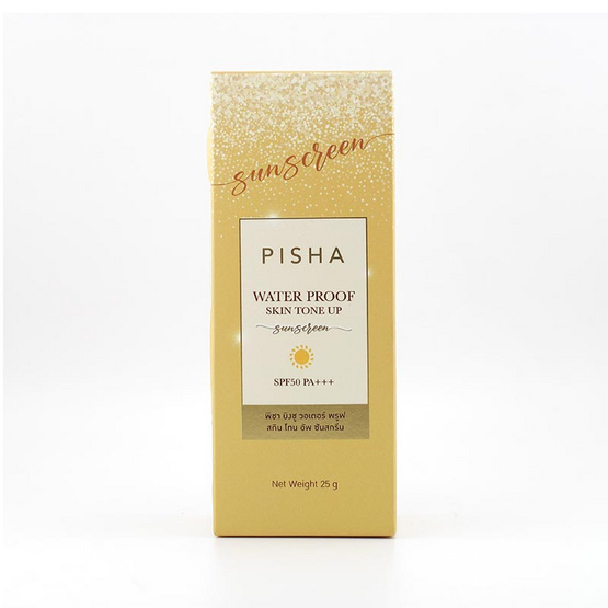 PISHA โทนอัพกันแดด Sunscreen Water Proof Skin Tone UP SPF 50 PA+++ 25 มล.