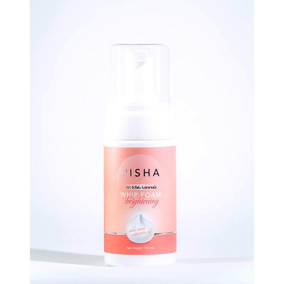 PISHA วิปโฟมล้างหน้า Whip Foam Brightening 100 มล.