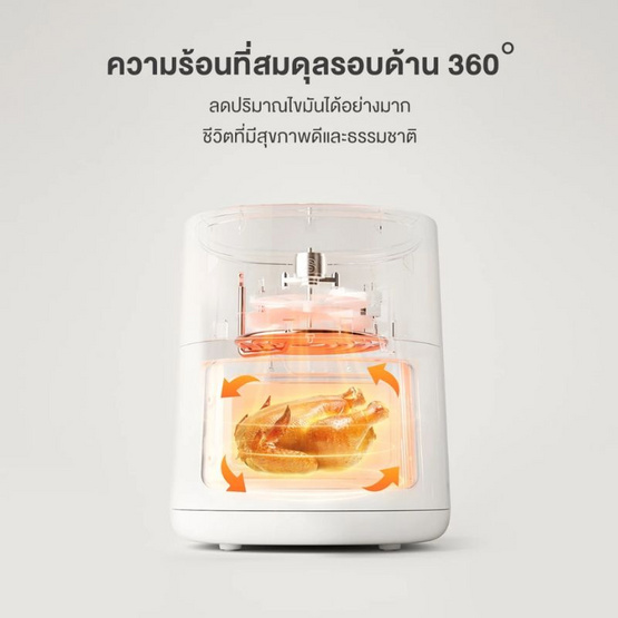 Simplus หม้อทอดไร้น้ำมัน 5 ลิตร รุ่น KQZG014