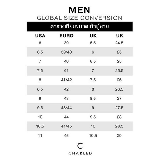 Charled รองเท้าผ้าใบ พื้นนุ่ม รุ่น RA8217