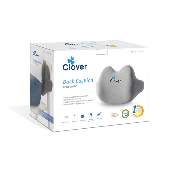 Clover Meow Button Lumbar Support เบาะรองหลัง รุ่น C-EGB272