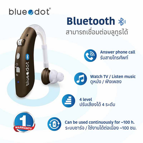 Bluedot เครื่องช่วยฟัง รุ่น B-HA03 BT