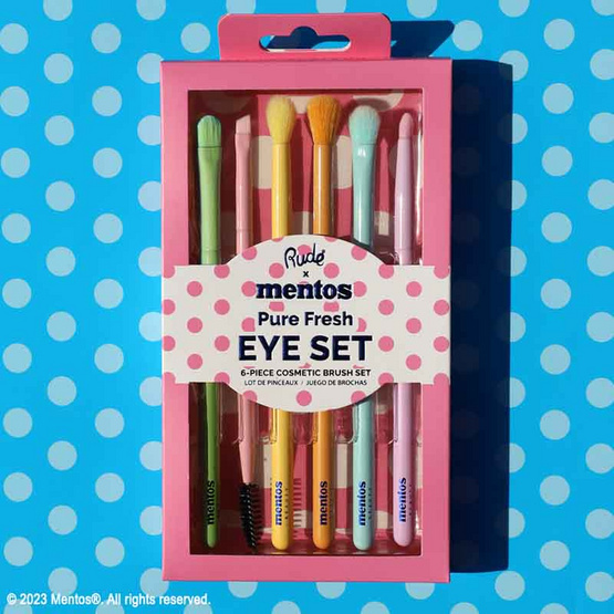 RUDE เซ็ตแปรงแต่งหน้า Mentos Eye Brush Set (6 ชิ้น/ชุด)