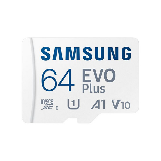 Samsung การ์ด microSDXC UHS-I U1 EVO Plus 64GB