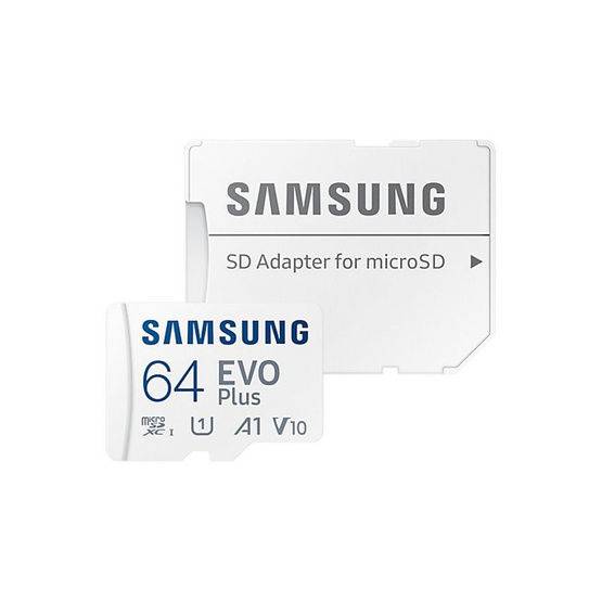 Samsung การ์ด microSDXC UHS-I U1 EVO Plus 64GB