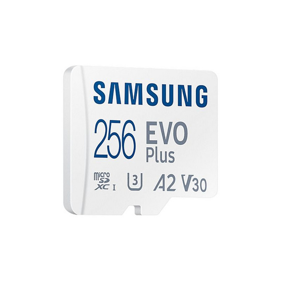 Samsung การ์ด microSDXC UHS-I U3 EVO Plus 256GB