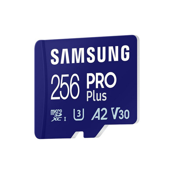 Samsung การ์ด microSDXC UHS-I U3 PRO Plus 256GB