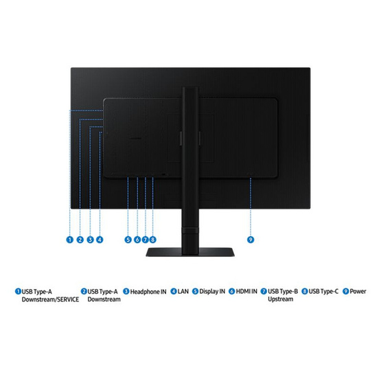 Samsung จอคอมพิวเตอร์ 27 นิ้ว Viewfinity S8 S80UD UHD