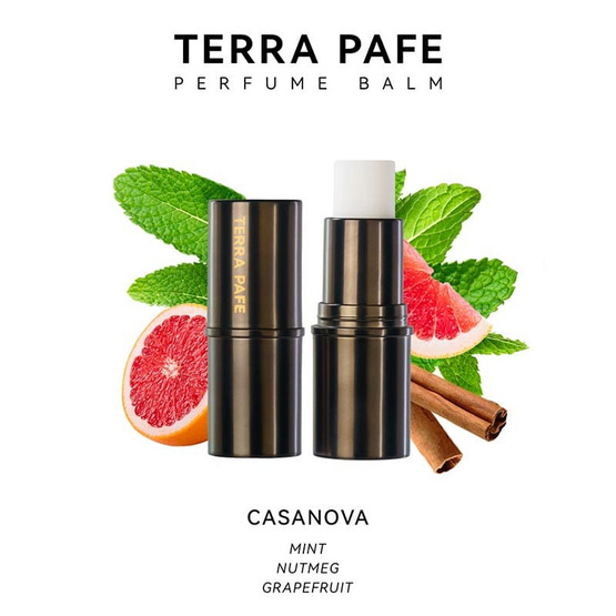 terra pafe บาล์มน้ำหอม perfume balm กลิ่นcasanova 7 กรัม