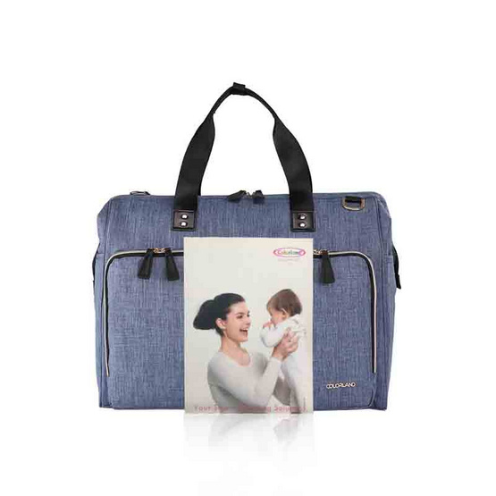 Colorland (TT199) กระเป๋าคุณแม่ ไซด์ใหญ่พิเศษ Full Function Oversize Mummy Bag - Blue