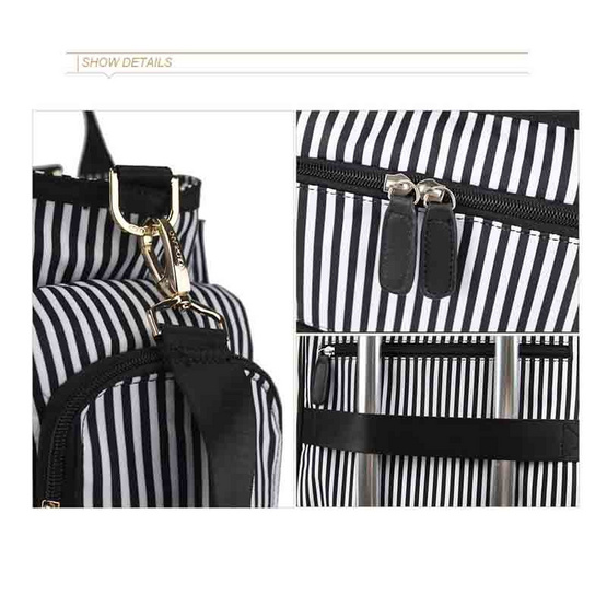 Colorland (TT179) กระเป๋าคุณแม่ Full Function Lightweight Diaper Bag - Stripes