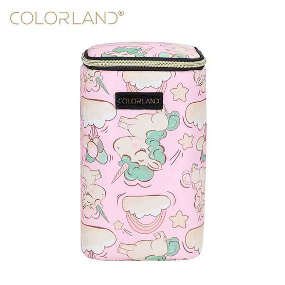 Colorland (BP235) กระเป๋าผ้าอ้อม กระเป๋าคุณแม่ + พร้อมกระเป๋าอุณหภูมิเข้าชุด - Pink Pony