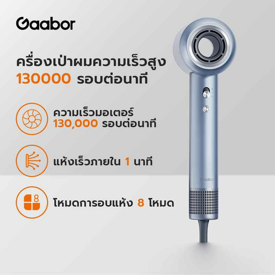 Gaabor ไดร์เป่าผม Hair dryer 1400 วัตต์ รุ่นHD-M01A