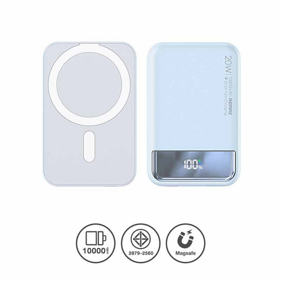 Remax Power Bank Wireless 10000 mAh รุ่น RPP-525