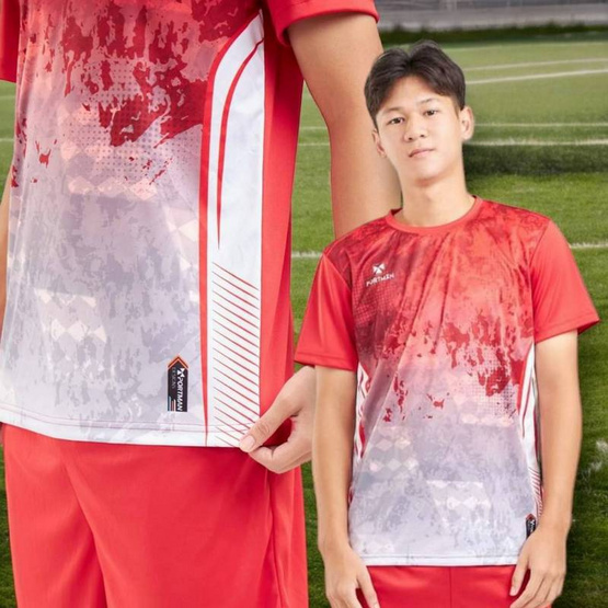 Portman เสื้อกีฬาแขนสั้น รุ่น PIM 01 สีแดง Portman เสื้อกีฬาแขนสั้น รุ่น PIM 01 สีแดง
