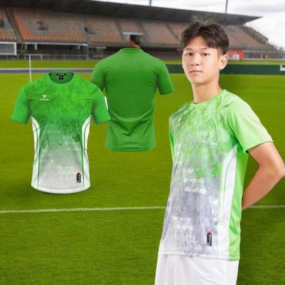 Portman เสื้อกีฬาแขนสั้น รุ่น PIM 01 สีเขียว Portman เสื้อกีฬาแขนสั้น รุ่น PIM 01 สีเขียว