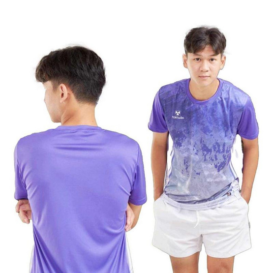 Portman เสื้อกีฬาแขนสั้น รุ่น PIM 01 สีม่วง Portman เสื้อกีฬาแขนสั้น รุ่น PIM 01 สีม่วง