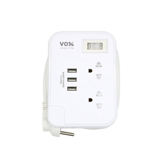 VOX ปลั๊กไฟโนว่า USB 1M รุ่น TS-213U