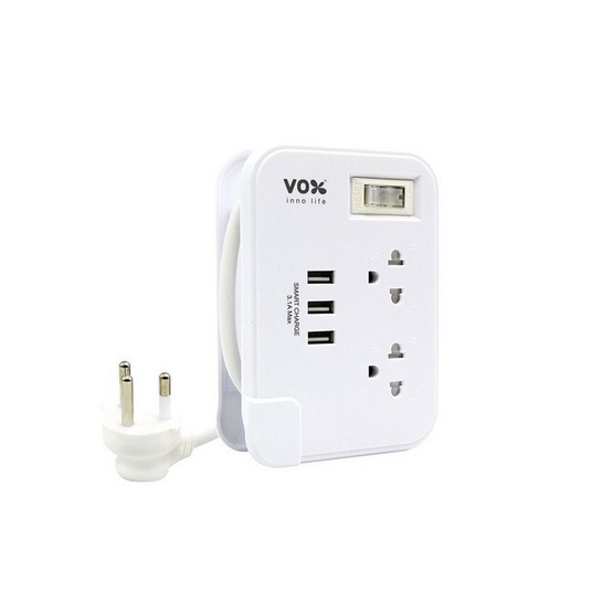 VOX ปลั๊กไฟโนว่า USB 1M รุ่น TS-213U