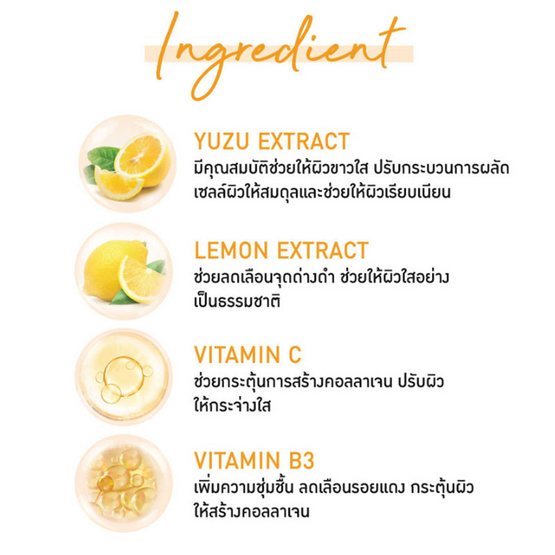 Baby Bright โลชั่นบำรุงผิวกาย Yuzu Lemon Sun Lotion SPF30 PA+++ 160มล.