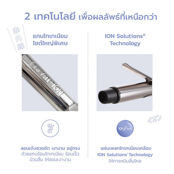 Create ion เครื่องม้วนผม Curl Pro 32 mm