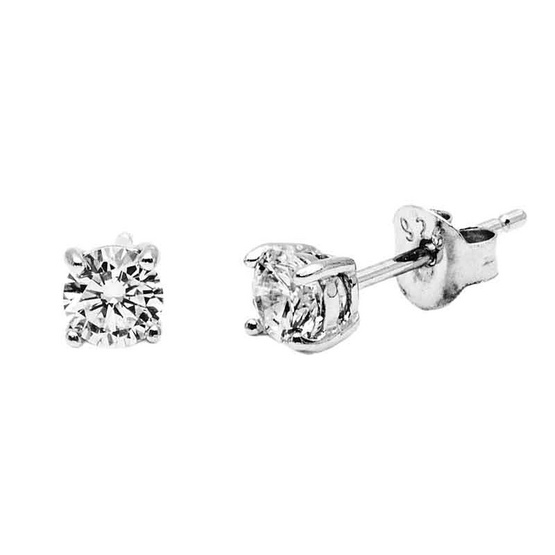 Beauty Jewelry ต่างหูเงินแท้ 92.5% ประดับเพชร CZ รุ่น ES3042-SS Beauty Jewelry ต่างหูเงินแท้ 92.5% ประดับเพชร CZ รุ่น ES3042-SS