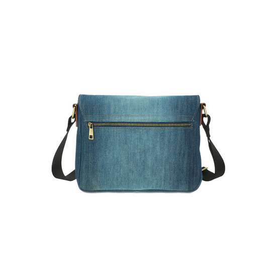 Louis Montini (JEANS) กระเป๋าสะพายข้าง ผ้ายีนส์ Crossbody Bag JEAN05