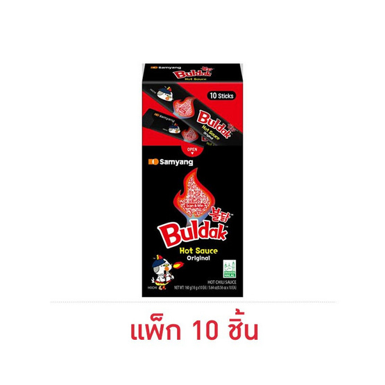 ซัมยัง บูลดัก ซอสสไตล์เกาหลีสูตรเผ็ด 16 กรัม (แพ็ก 10 ชิ้น)