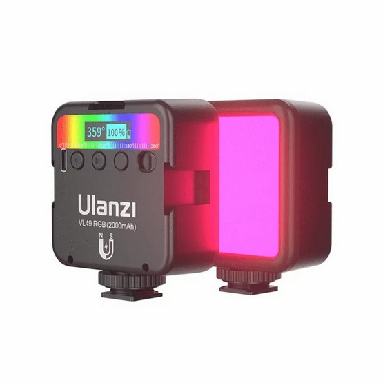 Ulanzi ไฟ LED ติดหัวกล้อง รุ่น VL49-RGB