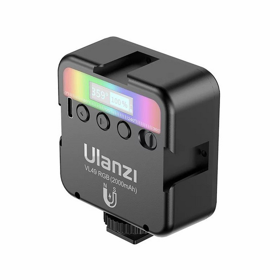 Ulanzi ไฟ LED ติดหัวกล้อง รุ่น VL49-RGB