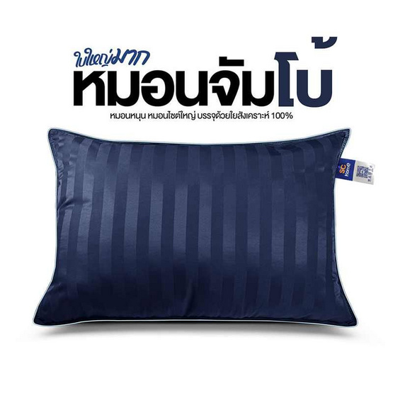 SC HOME หมอนหนุนจัมโบ้ รุ่น Combo 24x34 ริ้วกรม