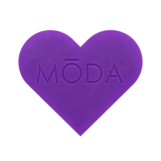 MODA ซิลิโคนทำความสะอาดแปรงแต่งหน้า Heart Scrubby Cleaning Pad