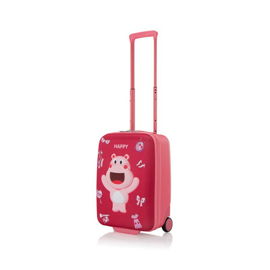 American Tourister x Kiztopia UPRIGHT 47/17 TSA HIPPO-PINK/WHITE