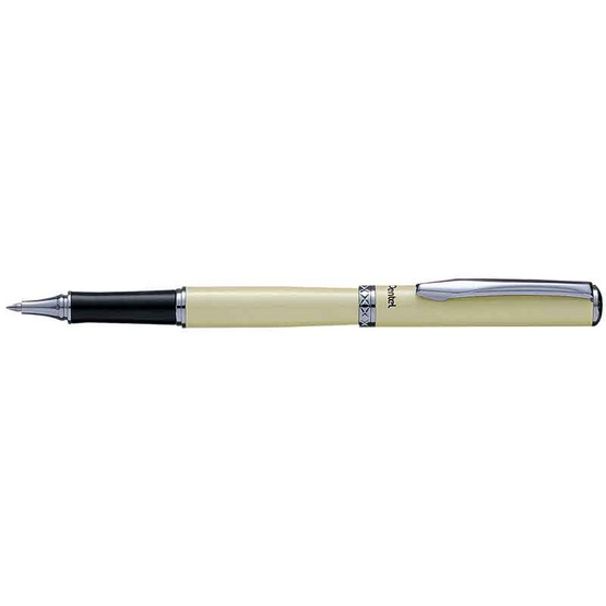 Pentel ปากกาหมึกเจล รุ่น Sterling 0.7 มม. ด้ามสีงาช้าง หมึกน้ำเงิน