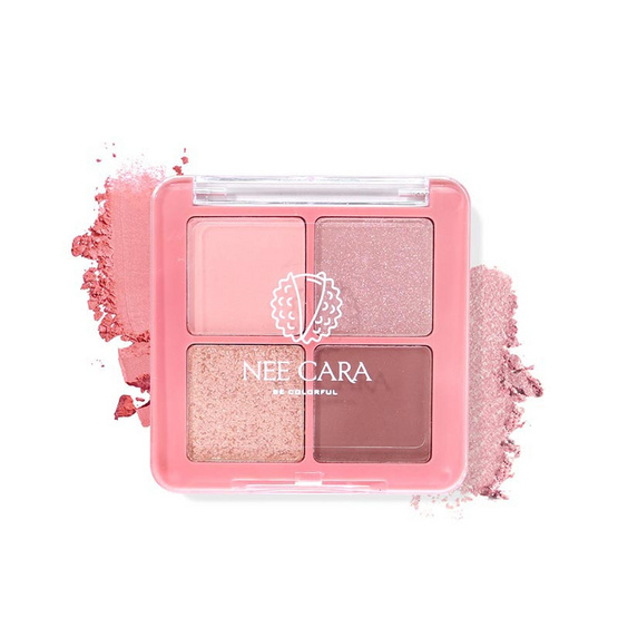 Nee Cara อายแชโดว์ Mini Fruit 4 Shade Eyeshadow Palette N319 8 กรัม 06 Lychee