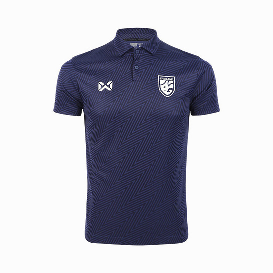 Warrix เสื้อ Cheer Polo ทีมชาติไทย 2024/25 Cobalt Unity สีน้ำเงินโคบอลต์ WA-243FBATH30