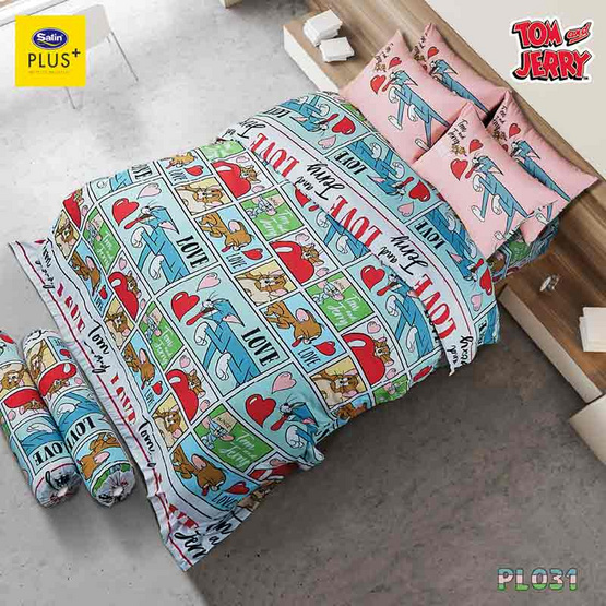 Satin Plus ผ้าปูที่นอน PL031 Satin Plus ผ้าปูที่นอน PL031