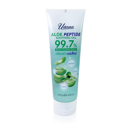 Uderma ซูตติ้งเจล Aloe Peptide Soothing Gel 250 กรัม