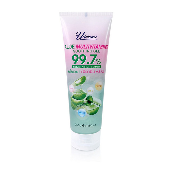 Uderma ซูตติ้งเจล Aloe Multivitamin Soothing Gel 250 กรัม