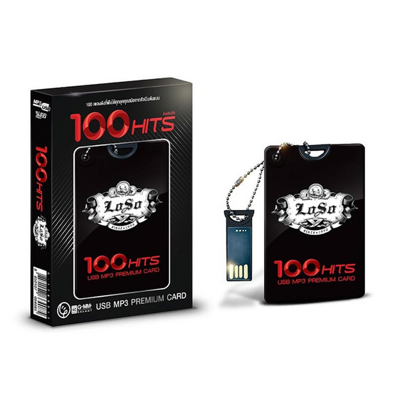 USB MP3 Loso ชุด 100 HITS (Premium Card)