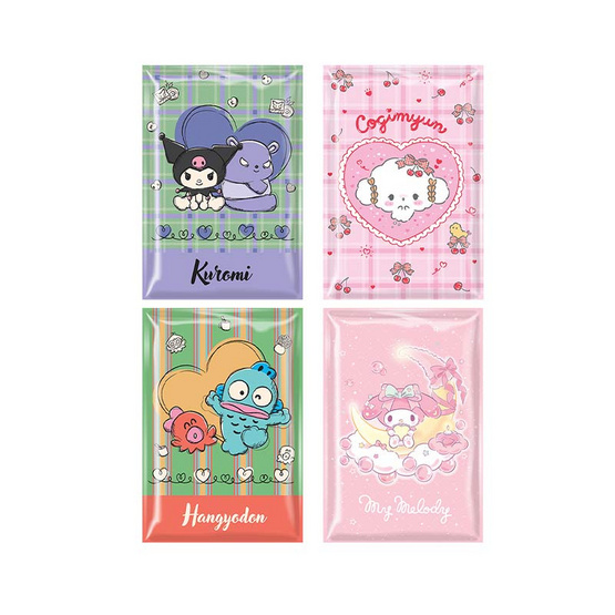 KIAN-DA สมุดเย็บลวดตัด 9 Sanrio คละลาย (แพ็ก 4 เล่ม)