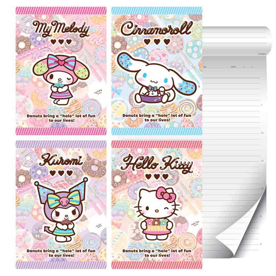 CODE:D สมุดรายงาน A4 Sanrio คละลาย (แพ็ก 4 เล่ม) CODE:D สมุดรายงาน A4 Sanrio คละลาย (แพ็ก 4 เล่ม)