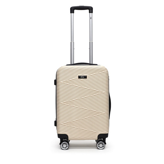 HQ LUGGAGE กระเป๋าเดินทาง ABS 4 ล้อคู่ กุญแจล็อค 3 รหัส รุ่น 8894-11 ขนาด 20 นิ้ว