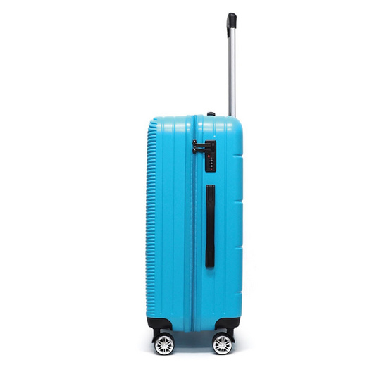 HQ LUGGAGE กระเป๋าเดินทาง ABS 4 ล้อคู่ กุญแจล็อค 3 รหัส รุ่น 8894-11 ขนาด 24 นิ้ว