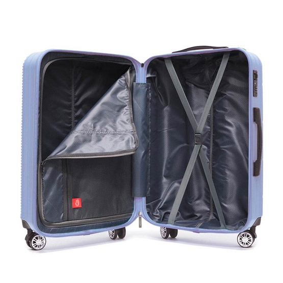 HQ LUGGAGE กระเป๋าเดินทาง ABS 4 ล้อคู่ กุญแจล็อค 3 รหัส รุ่น 8894-11 ขนาด 24 นิ้ว HQ LUGGAGE กระเป๋าเดินทาง ABS 4 ล้อคู่ กุญแจล็อค 3 รหัส รุ่น 8894-11 ขนาด 24 นิ้ว