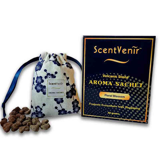 ScentVenir ถุงหอมอโรม่า ถุงหินหอม ปรับอากาศ กลิ่น Floral Blossom (ฟลอรัล บลอสซัม)