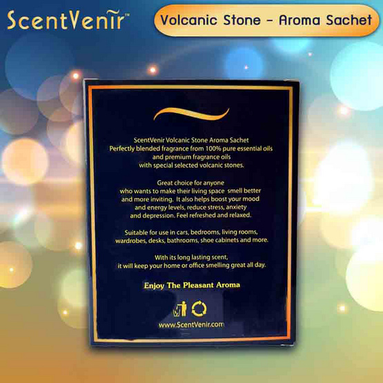 ScentVenir ถุงหอมอโรม่า ถุงหินหอม ปรับอากาศ กลิ่น Floral Blossom (ฟลอรัล บลอสซัม)