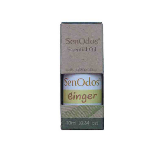 SenOdos น้ำมันหอมระเหยแท้ 100% น้ำมันหอมอโรม่า น้ำหอมปรับอากาศ กลิ่นขิง (Ginger) 10ml.