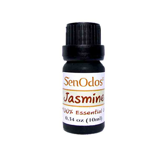 SenOdos น้ำมันหอมระเหยแท้ 100% น้ำมันหอมอโรม่า น้ำหอมปรับอากาศ กลิ่นมะลิ (Jasmine) 10 ml.